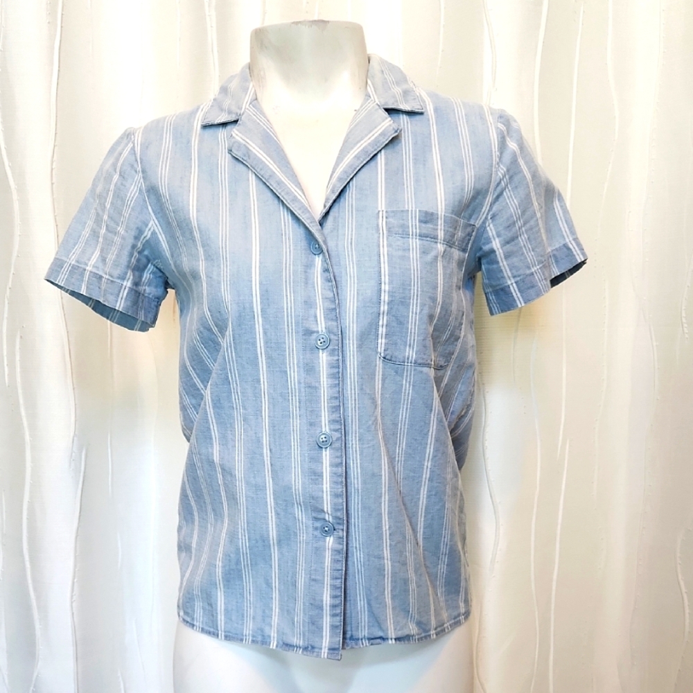United By Blue Striped Button Shirt